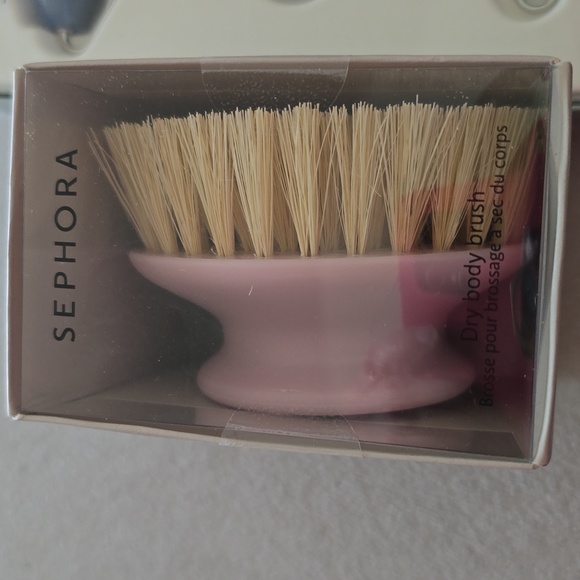 SEPHORA BRAND DRY BODY BRUSH, GLASS NAIL FILE AND SPONGE BUNDLE - Picture 5 of 12